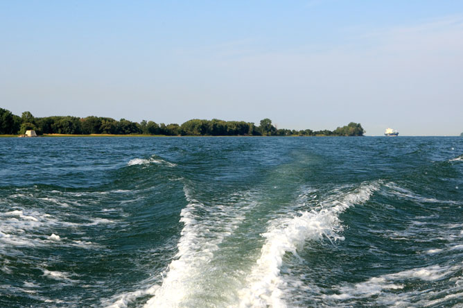 Commercial vessel on the St. Lawrence