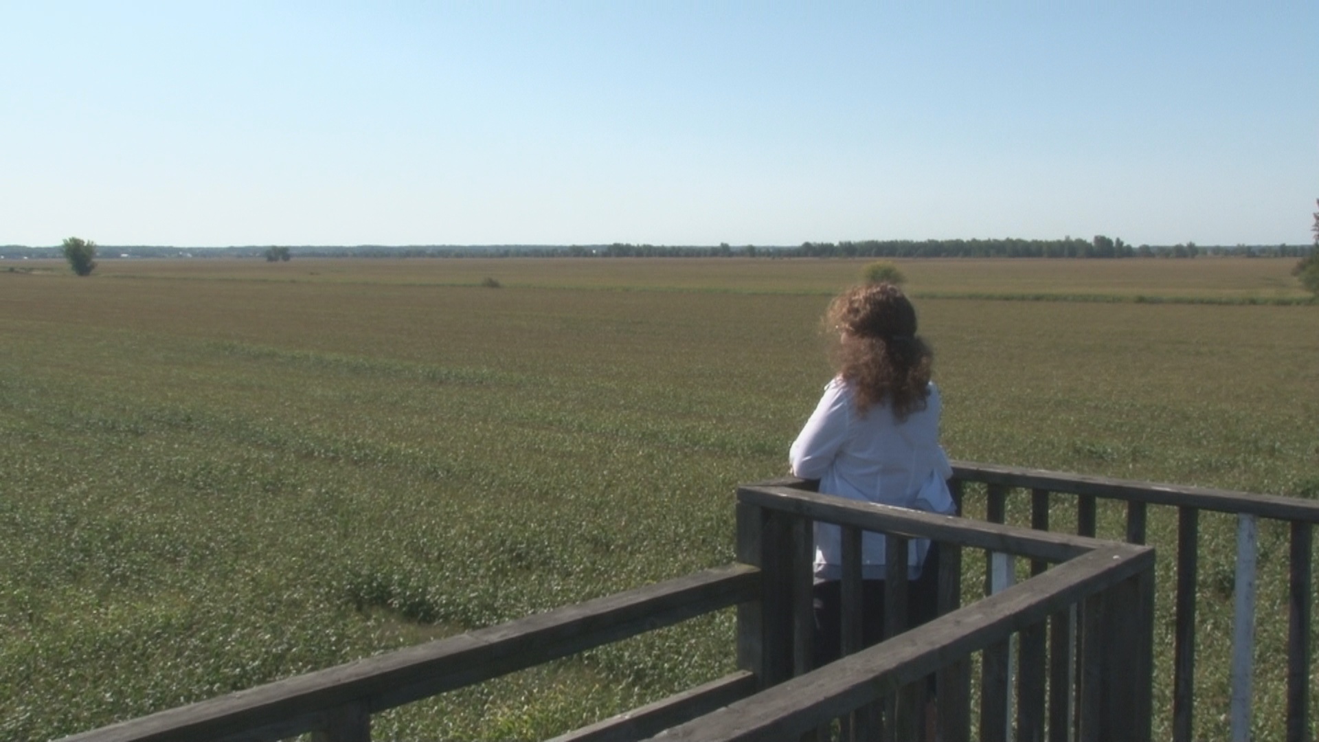 Entrevue avec Huguette Caya parlant de l'histoire de la Commune de Baie-du-Febvre.